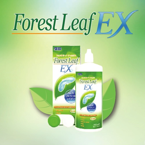 [FORLEAF360] SEED Forest Leaf EX Contact Lens Solution – For Soft Lenses (360 ml)