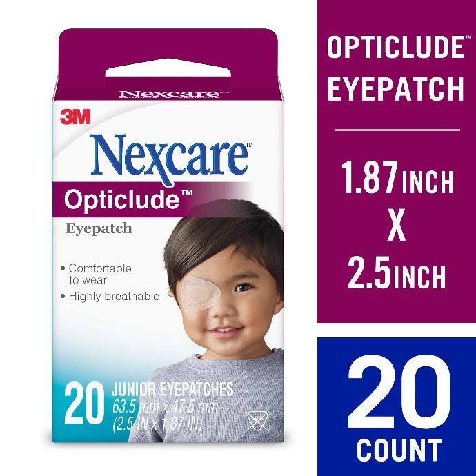 Eyepatch 3M Nexcare box/Junior 20pc