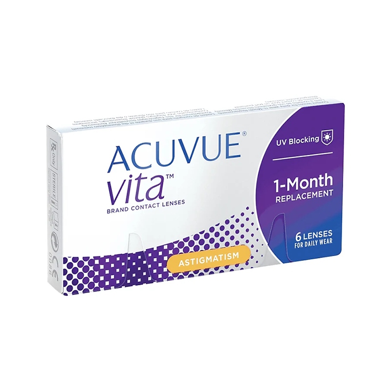 Acuvue Vita – Kính áp tròng cận loạn dùng 1 tháng (6 miếng/hộp)