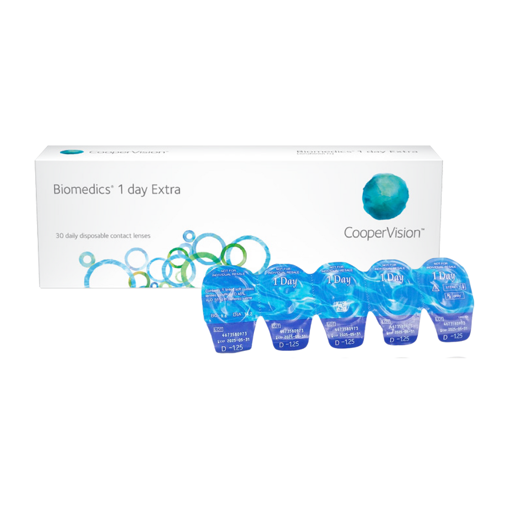 [CVBIO1D] Kính áp tròng cận dùng 1 ngày – Biomedics 1 Day Extra (30 miếng/hộp) (-10.00)