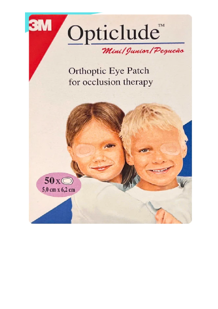 [3MPATCHJR50] 3M Nexcare™ Opticlude™ Junior Eye Patch (50 Patches/Box)