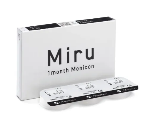 [MIRU1M] Miru 1 month Menicon – Monthly Contact Lenses (6 Lenses/Box) (-13.00, 8.6)