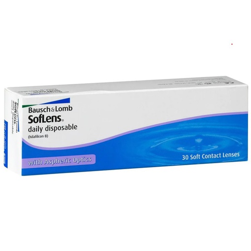 Kính áp tròng 1 ngày không màu SofLens Daily Disposable Bausch+Lomb (Kính áp tròng cận/viễn) - 30 miếng/hộp