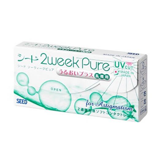 SEED 2week Pure for Astigmatism – Bi-Weekly Toric Contact Lenses (6 Lenses/Box)