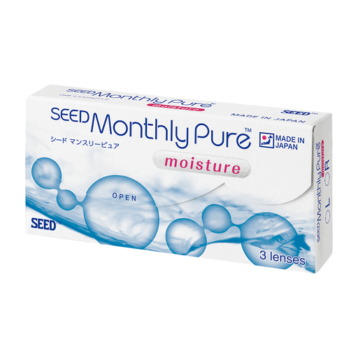 SEED Monthly Pure Moisture – Monthly Contact Lenses (3 Lenses/Box)